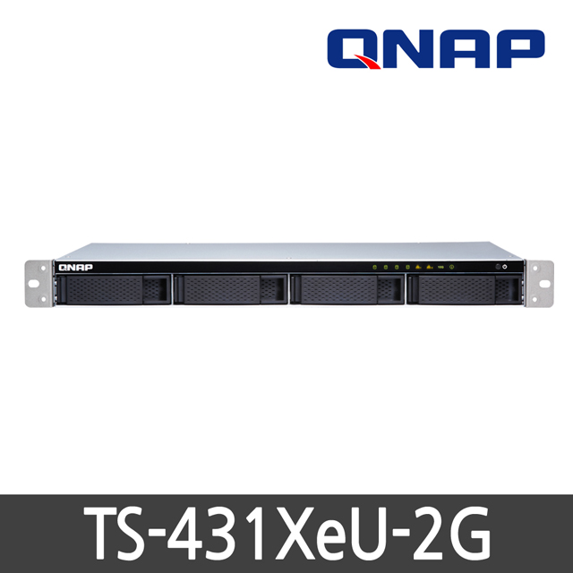 QNAP TS-431XeU-2G /4베이/랙형/WD Purple HDD SET (4TB~16TB)